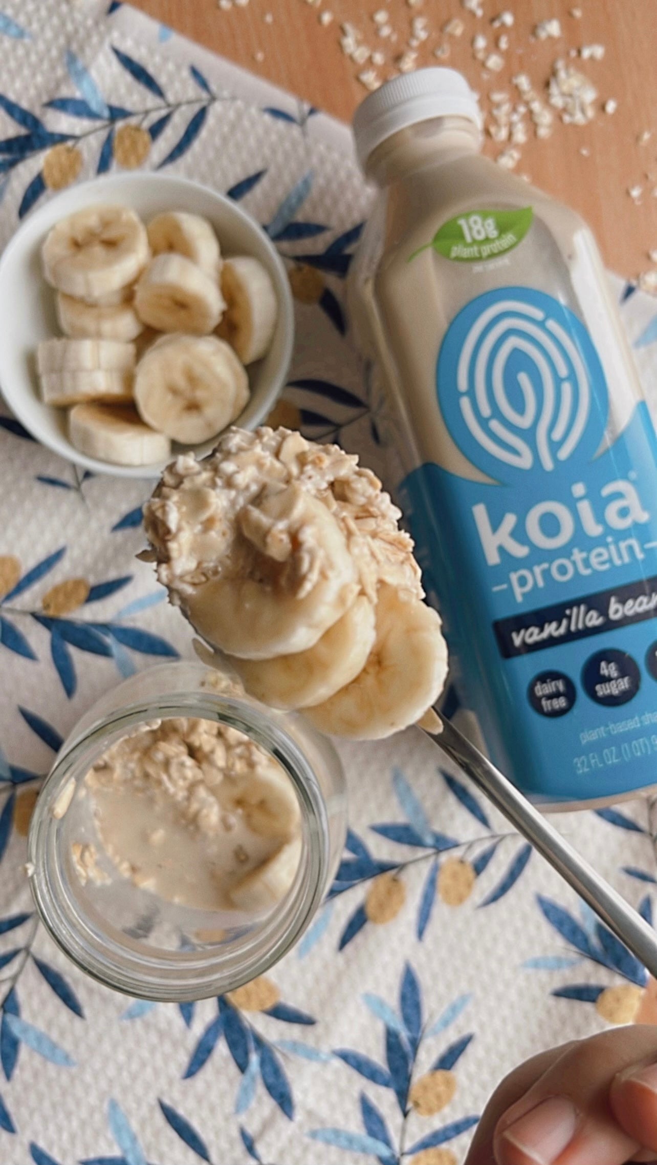 Koia 32oz Vanilla Overnight Oats Recipe