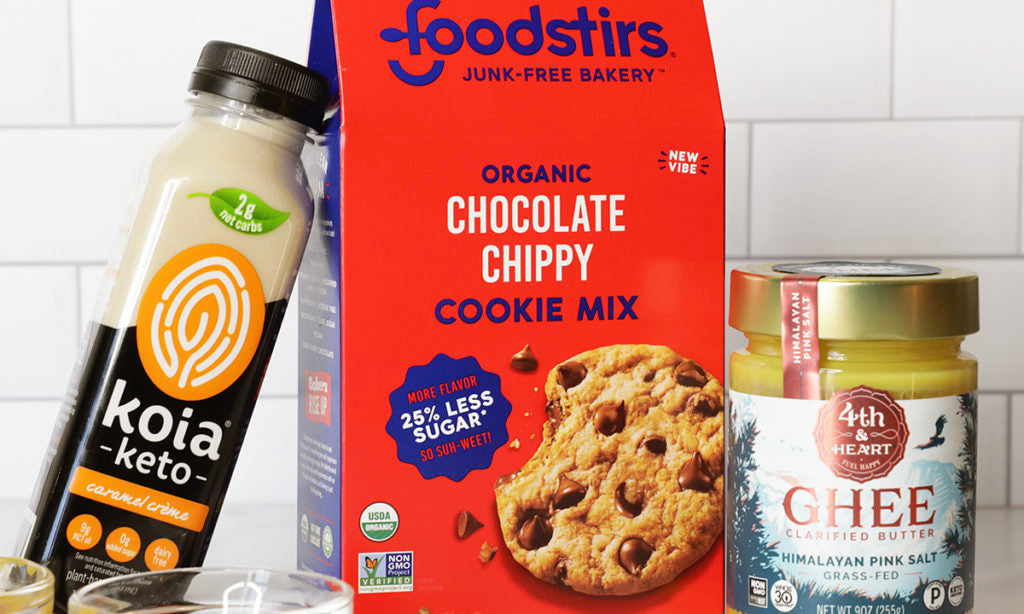 Heart Sea Salted Caramel Chippy Cookies – Food Stirs x Koia