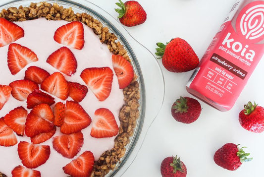 Strawberry Creme Dessert Pizza