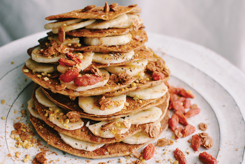 Cinnamon Horchata Pancakes