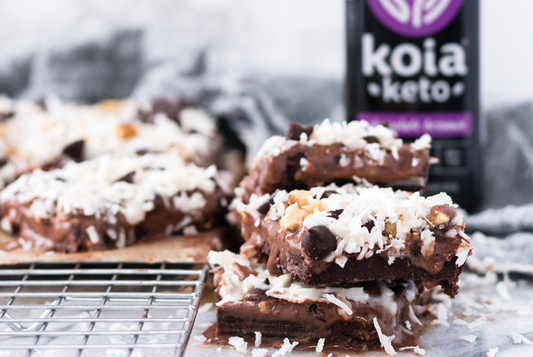 Hot Chocolate Magic Cookie Bars