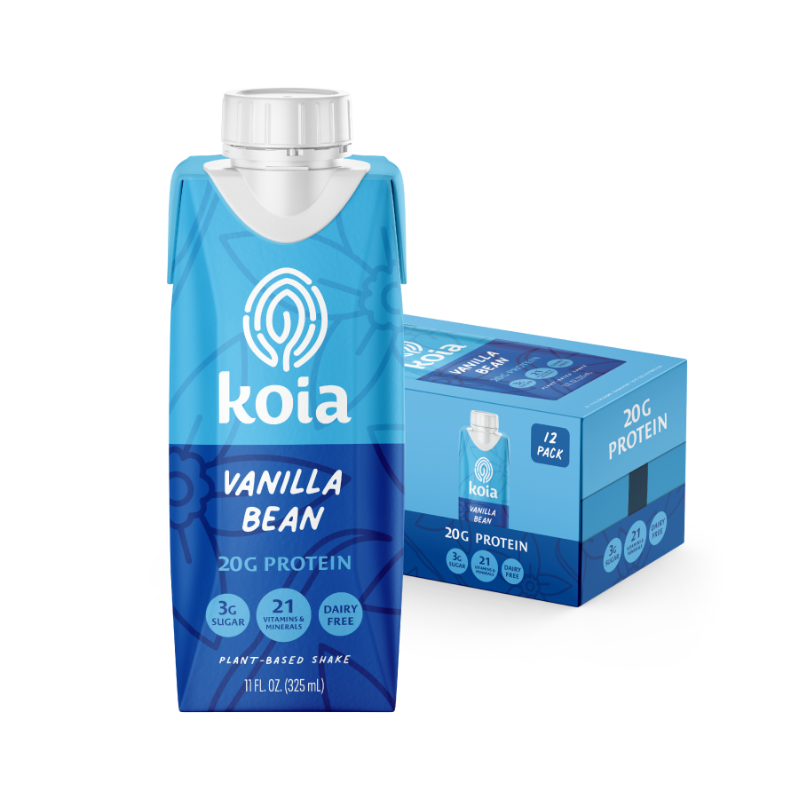 Vanilla Bean Protein Shakes PlantBased Protein Drinks Koia Drink