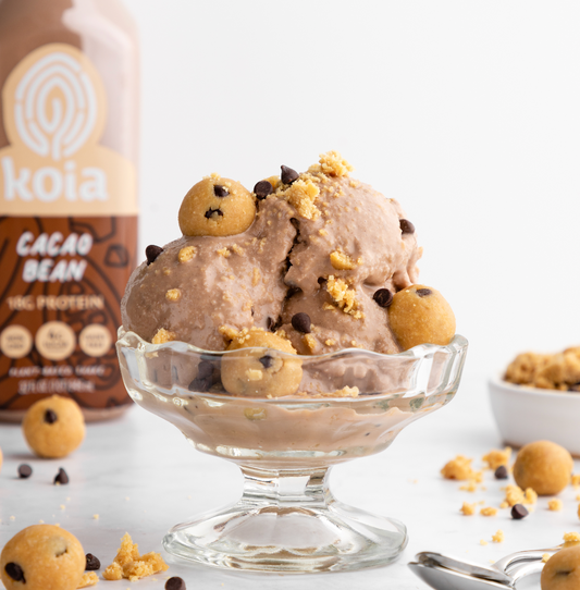 Chocolate Cookie Dough Koia Ice Cream