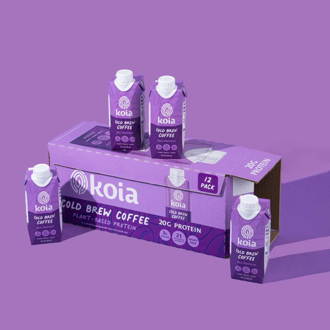 Koia Cold Brew Coffee Nutrition Shake | Plant-based Shake | Koia