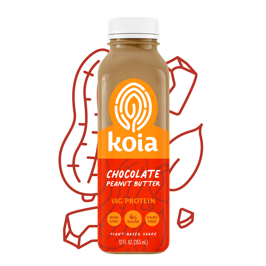Koia Chocolate Peanut Butter Protein Shake package