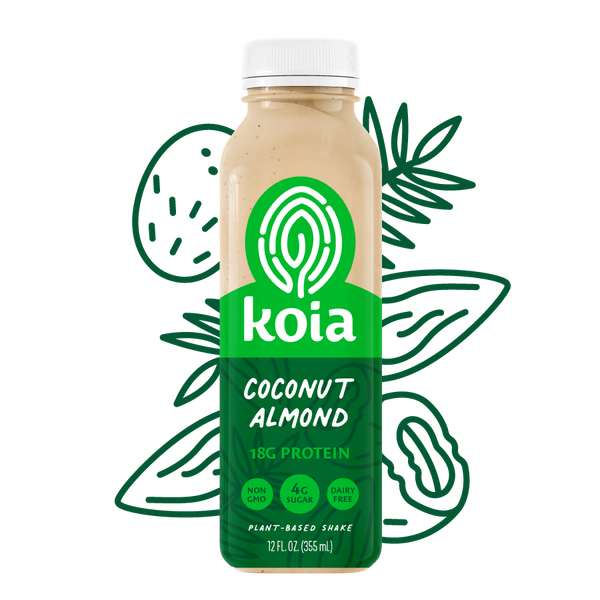 Koia Coconut Almond Protein Shake | Plant-based Shake | Koia