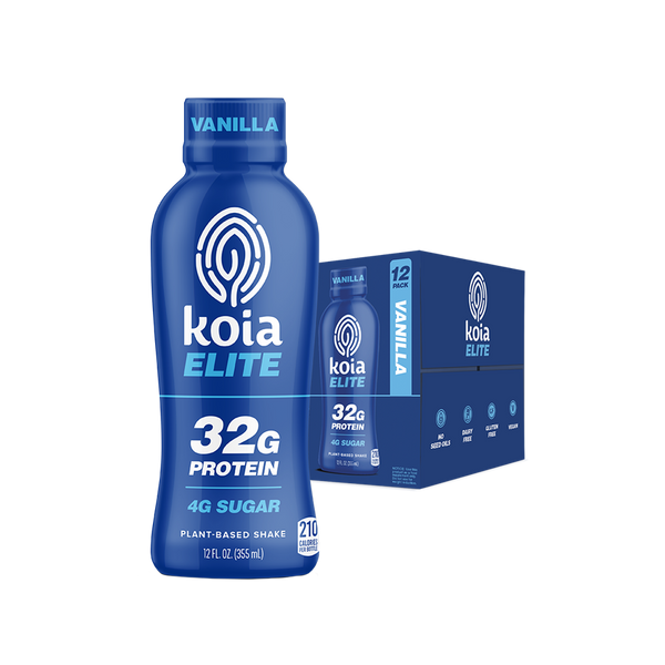 Koia Elite Vanilla protein shake bottle