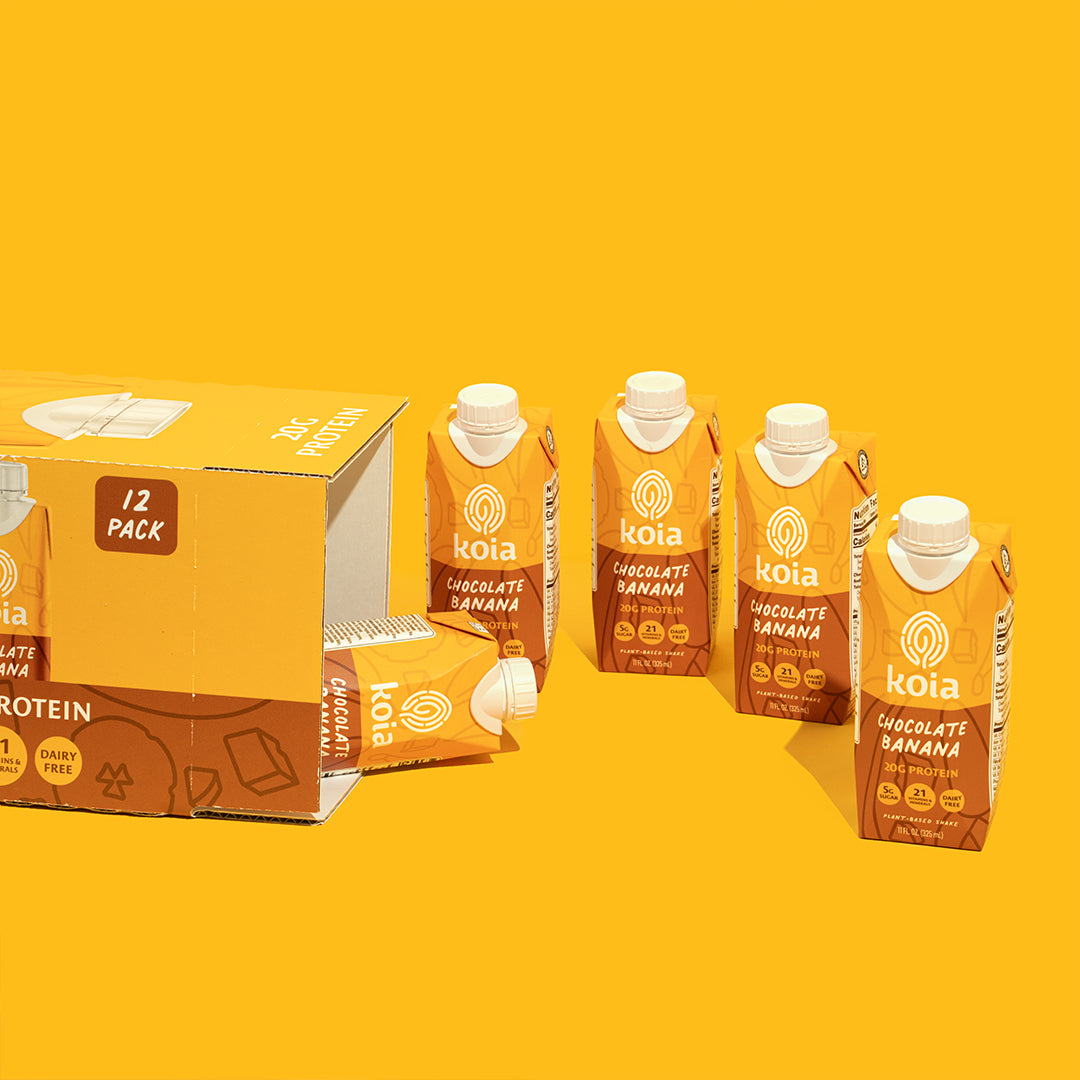 Chocolate Banana Nutrition Shake | Plant-Based Protein Koia